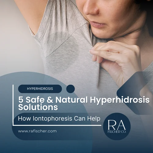 Blog image - 5 Safe & Natural Hyperhidrosis Solutions: Why The Fischer Iontophoresis Device Stands Out