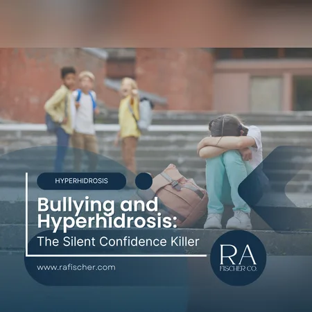 Blog cover image for blog article "Bullying and Hyperhidrosis: The Silent Confidence Killer" | Learn how bullying and hyperhidrosis impact students’ confidence. Discover actionable steps for educators and parents to identify and address this issue effectively.