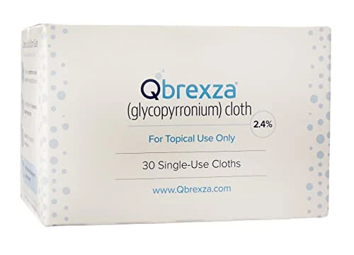 #2 Blog image of Qbrexza (glycopyrronium) cloth product image for blog article "The Fischer vs. Qbrexza: Choosing the Best Hyperhidrosis Solution" | Compare Fischer vs Qbrexza for hyperhidrosis treatment. Discover why The Fischer is safer, more affordable, and versatile for hands, feet, and underarms.