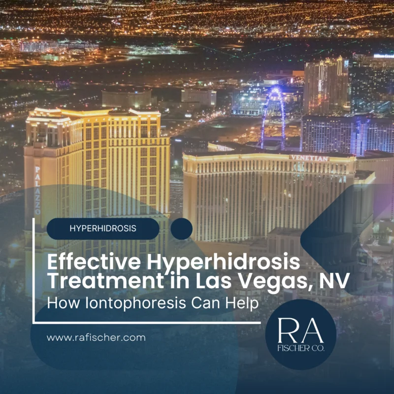 Hyperhidrosis Treatment in Las Vegas, Nevada. Image of The Fischer iontophoresis treatment for effective hyperhidrosis in Las Vegas, Nevada USA. Blog post cover image #1