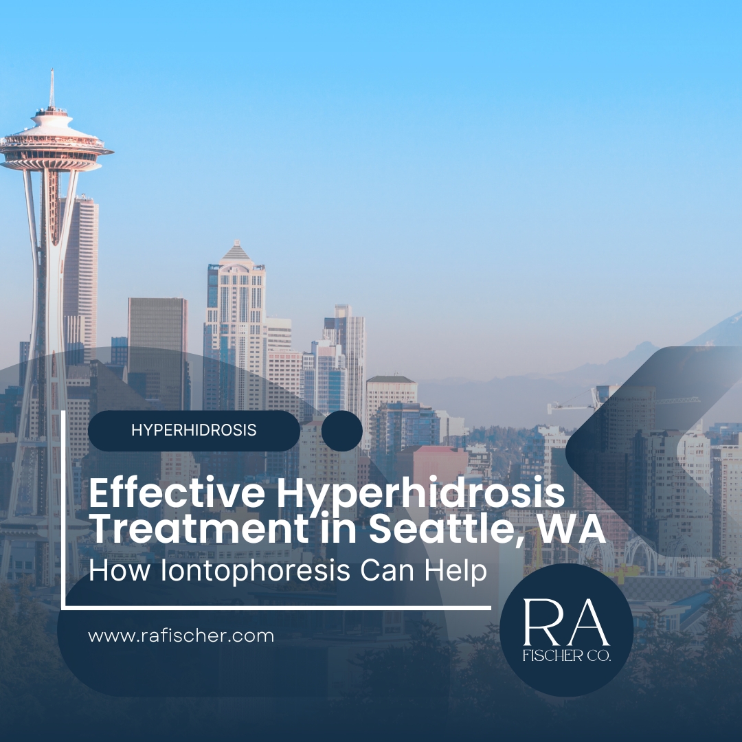 Effective Hyperhidrosis Treatment in Seattle, WA. Image of The Fischer iontophoresis treatment for hyperhidrosis in Seattle, Washington. Blog post cover image #1